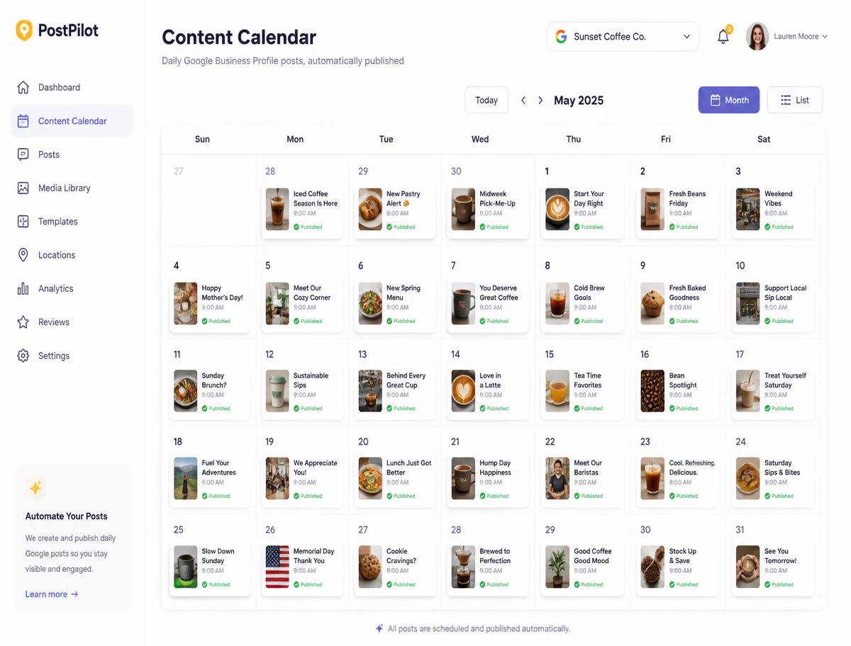 Signal of Freshness — Vizogen local SEO automation